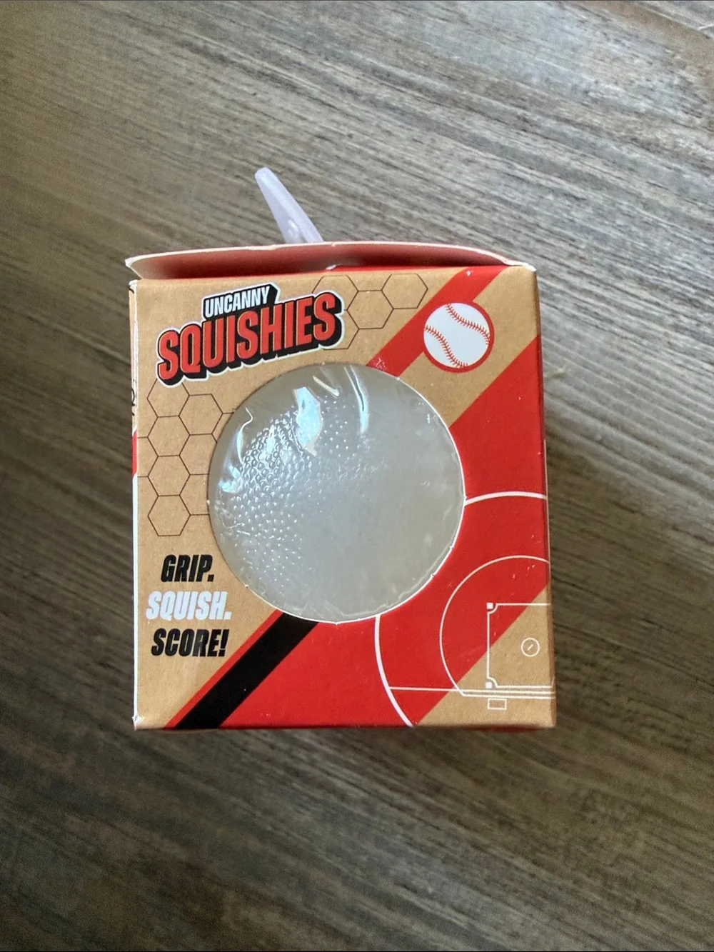 💛3 Squishies for $25💛 Clear white BASEBALL ⚾️ squishy